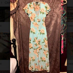 Forever 21 | Blue Floral Dress